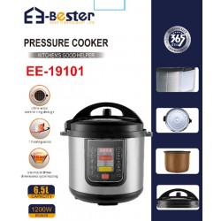 طنجرة ضغط كهربائية رقمية E-Bester EE-19101 سعة 6.5 لتر وقوة 1200 واط
