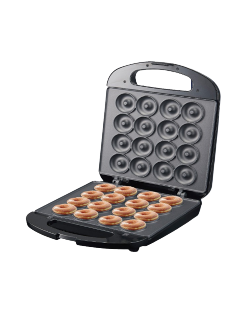 صانعة الدونات الكهربائية من E-Bester بقوة 1200 واط - 18 فتحة، غير لاصقة، وتسخين مزدوج (EE-12202) صانعة الدونات الكهربائية من E-Bester بقوة 1200 واط - 18 فتحة، غير لاصقة، وتسخين مزدوج (EE-12202)