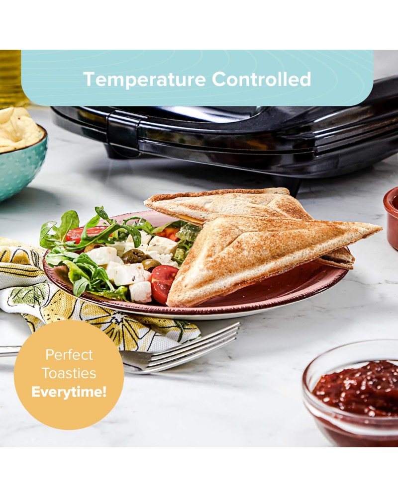 صانع ساندويتشات E-Bester بقوة 1200 واط - 4 قطع، تسخين مزدوج، طلاء غير لاصق (EE-12201) صانع ساندويتشات E-Bester بقوة 1200 واط - 4 قطع، تسخين مزدوج، طلاء غير لاصق (EE-12201)