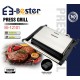 سخان سندويشات وشواية E-Bester EE-12101 | قوة 1000 واط | فتح كامل 180° | ألواح غير لاصقة. سخان سندويشات وشواية E-Bester EE-12101 | قوة 1000 واط | فتح كامل 180° | ألواح غير لاصقة.