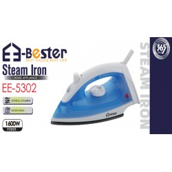 مكواة بخار كهربائية E-Bester - قوة 1600 واط، مع خاصية الكي العمودي ورش الماء