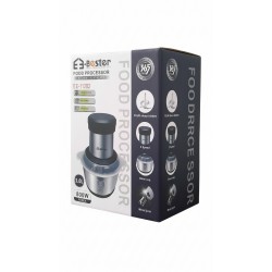 مفرمة لحم وطعام من Bester – سعة 3 لتر، قدرة 800 واط، 4 شفرات ستانلس ستيل (متعددة الاستخدامات)