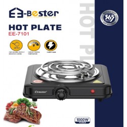 موقد كهربائي تسخين (هوت بليت) EE-Bester EE-7101 بقوة 1000 واط - تحكم بـ 5 سرعات وحماية من الحرارة الزائدة