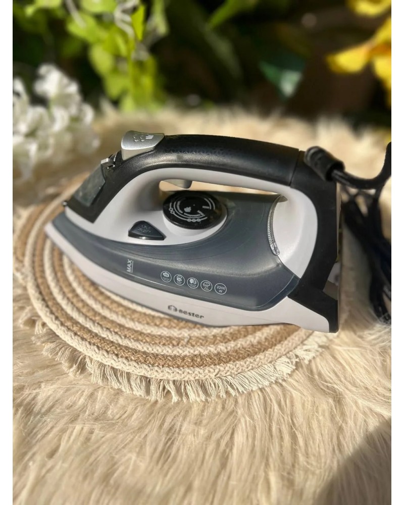 مكواة بخار احترافية EE-Bester EE-5203 بقوة 2200 واط - تحكم متغير بالبخار ورشاش ماء