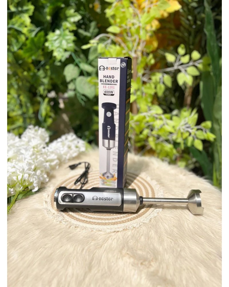 خلاط يدوي (هاند بلندر) E-Bester بقوة 400 واط - سهل التنظيف وتشغيل سريع