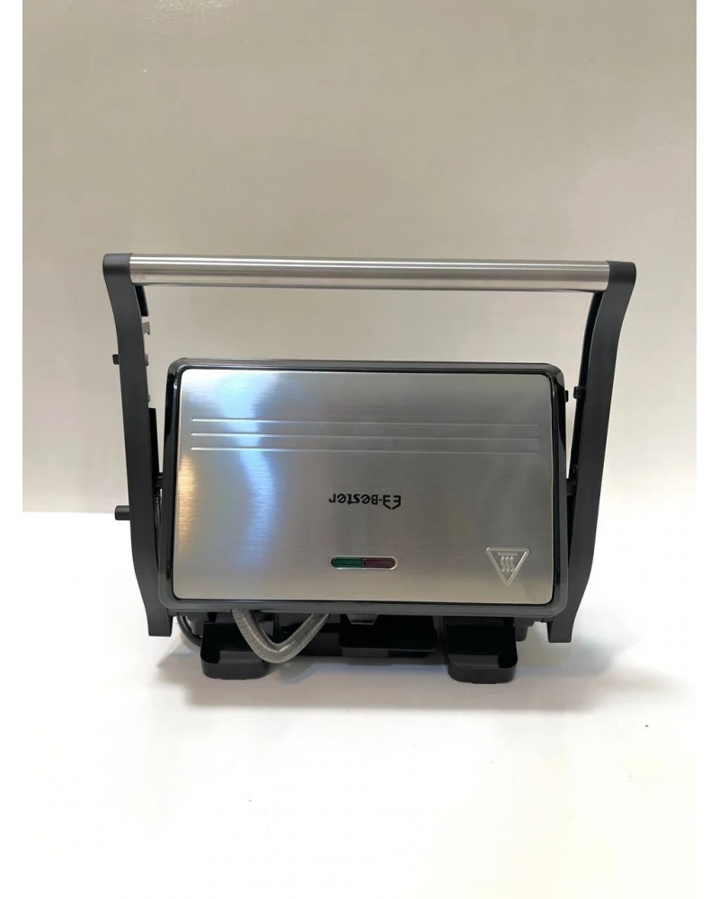سخان سندويشات وشواية E-Bester EE-12101 | قوة 1000 واط | فتح كامل 180° | ألواح غير لاصقة. سخان سندويشات وشواية E-Bester EE-12101 | قوة 1000 واط | فتح كامل 180° | ألواح غير لاصقة.