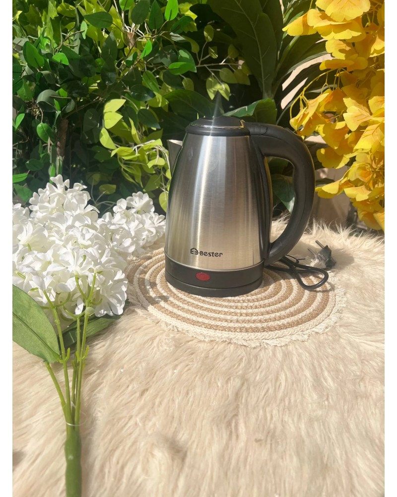 غلاية كهربائية ستانلس ستيل EE-Bester EE-2101 سعة 2.0 لتر - 1800 واط وغليان سريع غلاية كهربائية ستانلس ستيل EE-Bester EE-2101 سعة 2.0 لتر - 1800 واط وغليان سريع