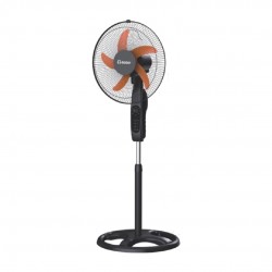 مروحة ستاند قابلة للشحن بالطاقة الشمسية E-Bester - حجم 16 إنش، 11 واط، بطارية طويلة الأمد