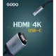 وصله تيب سي إلي GD-C420 GODO – HDMI 