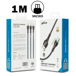 كيبل مايكرو قماش 1متر مقاوم للقطع L122 IPLUS