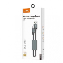 كيبل قماش قصير يدعم الشحن السريع  Ldnio LC98 