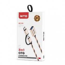محول تايب سي و مايكرو مع منفذ يو اس بي موديل NT131 – NITO