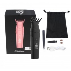 مبخرة الشعر المتنقلة الالكترونية الاسود - الوردي