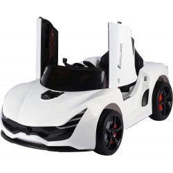سيارة ركوب كهربائية للاطفال، بلون ابيض
