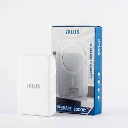 Iplus iP-B100 مغناطيسي لاسلكي بور بانك Iplus iP-B100 مغناطيسي لاسلكي بور بانك