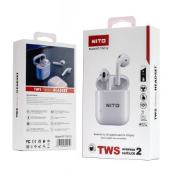 سماعة في الاذن بلوتوث لاسلكية Nito NT-TW312 سماعة في الاذن بلوتوث لاسلكية Nito NT-TW312