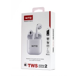 سماعة في الاذن بلوتوث لاسلكية Nito NT-TW312 سماعة في الاذن بلوتوث لاسلكية Nito NT-TW312