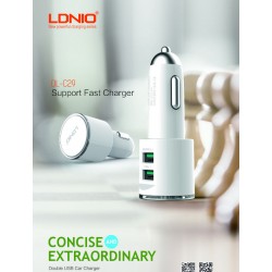 شاحن سياره  DL-C29       LDNIO شاحن سياره  DL-C29       LDNIO