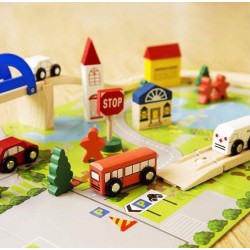 لعبة ممرات السيارات مع بزل