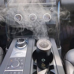 مبخرة كهربائية صغيرة محمولة قابل للشحن - اسود  C-USB