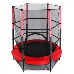 نطيطه ترامبولين مع غطاء امان العرض 140سم الطول 160سم