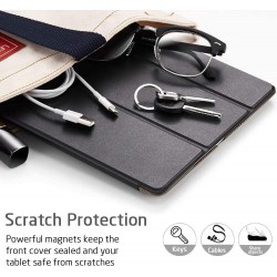 غطاء حماية ذكي لجهاز ابل ايباد 10.2 انش/ ايباد الجيل السابع 10.2 انش، مع حامل للقلم
