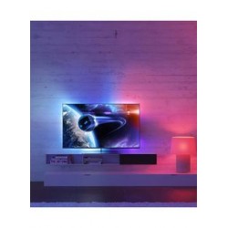 طقم شريط إضاءة LED بألوانٍ متغيّرة مع جهاز تحكّم عن بعد مكون من 4 قطع متعدد الألوان 5متر