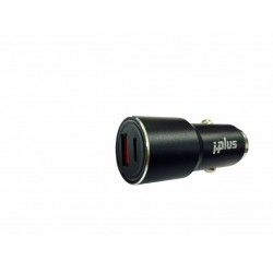 راس شاحن  PD سياره 2منافذ     C187     IPLUS    راس شاحن  PD سياره 2منافذ     C187     IPLUS